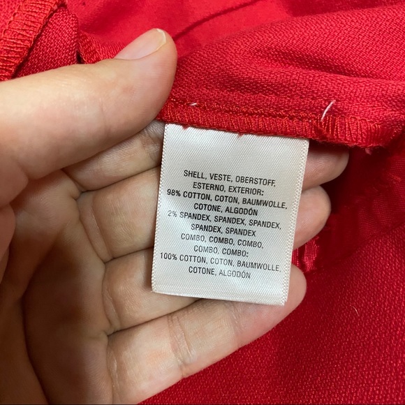 Maeve Anthropologie Red Short Sleeve Bow Dress‎ - Picture 9 of 10